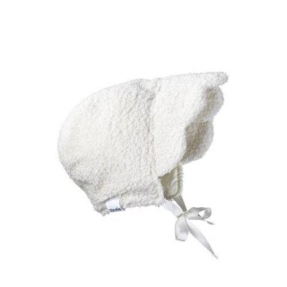 Elodie Details - Czapka Baby Bonnet - White Bouclé - 0-3 m-cy