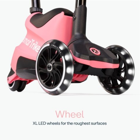 SmarTrike - Hulajnoga 4w1 Xtend Scooter + Ride-on - Salmon Pink