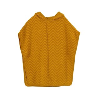 Filibabba Poncho Zigzag Golden Mustard