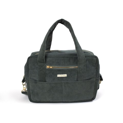 Filibabba Torba Nursing bag Sztruks Pine Green