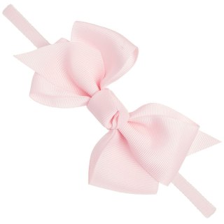 Opaska kokarda large hair bow różowa