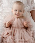 Sukienka tiulowa baletowy róż dziecięca FRILLY DRESS DOLLY BY LE PETIT TOM