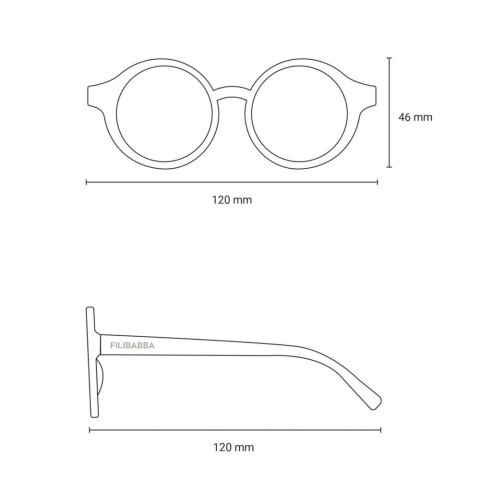 Filibabba Dziecięce okulary przeciwsłoneczne (1-3 l) UV400 Tender green