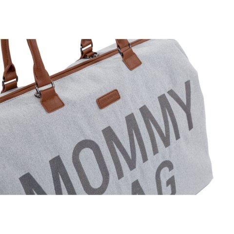 Childhome Torba Mommy bag Kanwas Szara