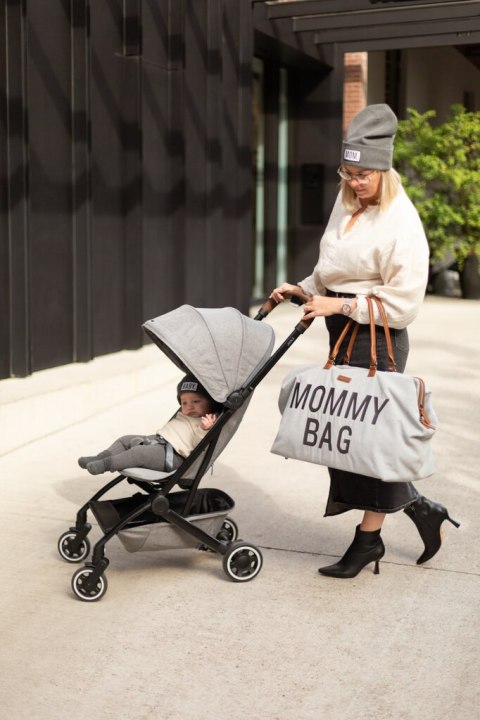 Childhome Torba Mommy bag Kanwas Szara