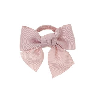 Gumka kokarda Siena brudny róż hairbow 8cm