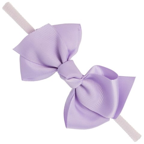 Opaska kokarda large hair bow fioletowa Siena