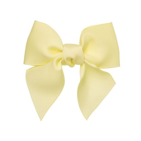 Spinka kokarda Siena żółta hairbow 8cm