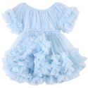 Sukienka tiulowa błękitna dziecięca FRILLY DRESS DOLLY BY LE PETIT TOM