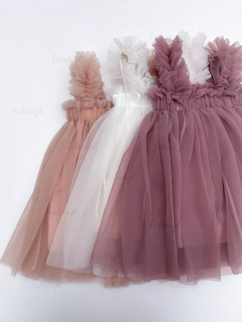 Sukienka tiulowa brudny róż dziecięca WAY TUTU DRESS DOLLY BY LE PETIT TOM