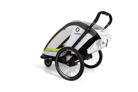 Hamax - Przyczepka rowerowa BREEZE ONE - White/green