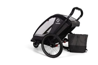 Hamax - Przyczepka rowerowa COCOON, podwójna - Grey/black