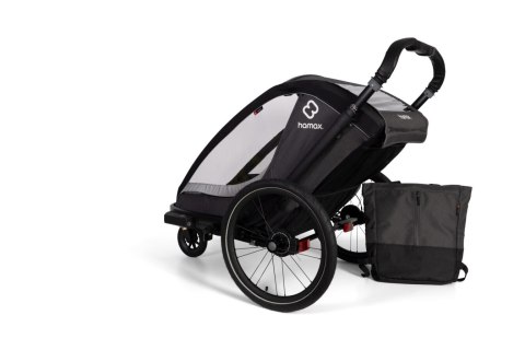 Hamax - Przyczepka rowerowa COCOON ONE- Grey/black