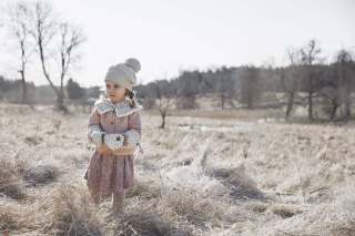 Elodie Details - Beret - Creamy White 6-12 m-cy