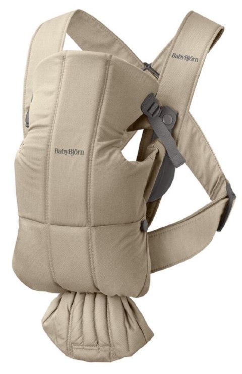 BABYBJORN MINI Woven - nosidełko, Beige