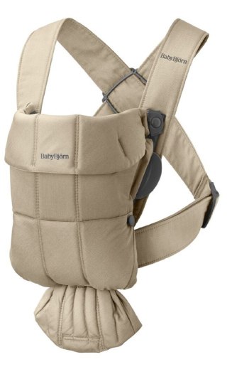 BABYBJORN MINI Woven - nosidełko, Beige