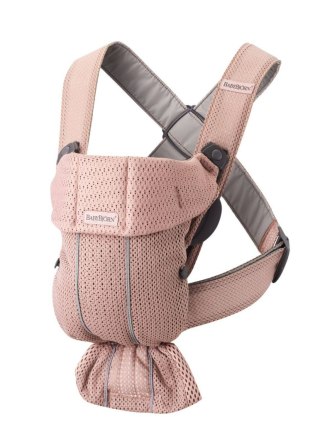 BABYBJORN MINI 3D Mesh - nosidełko, Zgaszony Róż