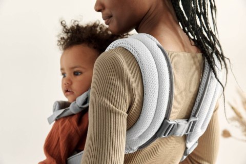 BABYBJORN - nosidełko Harmony 3D Mesh, Srebrny