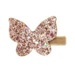 Spinka motyl brokat Siena glitter gold