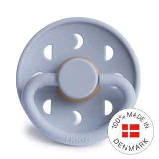 Smoczek FRIGG Moon Kauczuk Powder Blue - Rozmiar 2