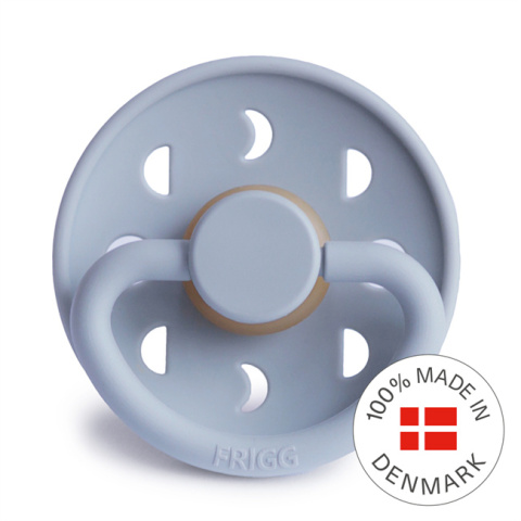 Smoczek FRIGG Moon Kauczuk Powder Blue - Rozmiar 1