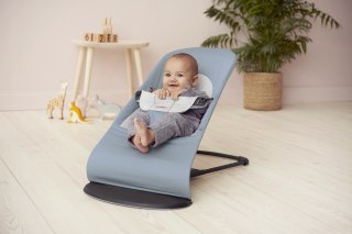 BABYBJORN - leżaczek BALANCE SOFT COTTON/JERSEY - Niebieski/Szary