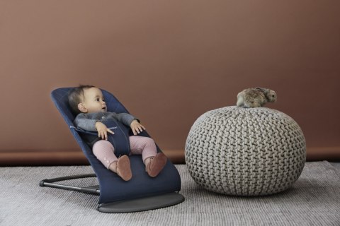 BABYBJORN - leżaczek BLISS Woven - Granatowy