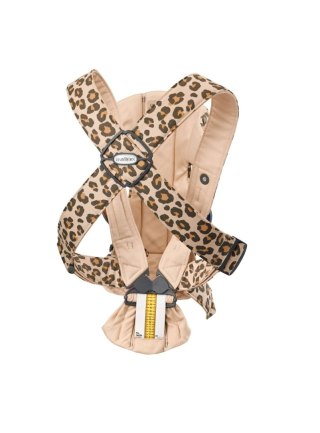 BABYBJORN MINI Cotton - nosidełko, Beż/Leopard