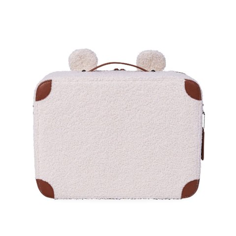 Childhome Walizka dziecięca Mini Traveller Teddy bear White