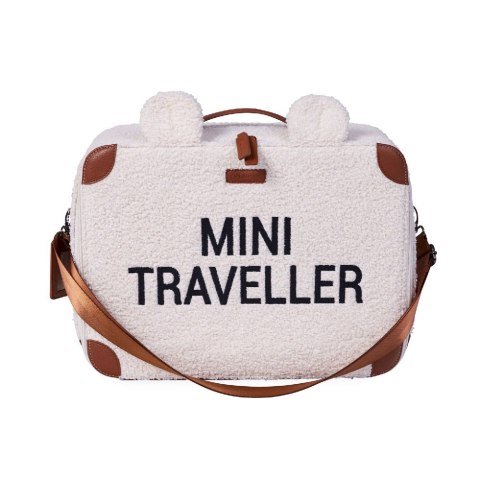 Childhome Walizka dziecięca Mini Traveller Teddy bear White