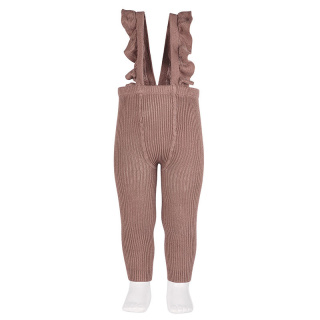 Legginsy na szelkach falbanki praline wings Condor *314