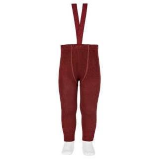 Legginsy na szelkach bordo Condor *932