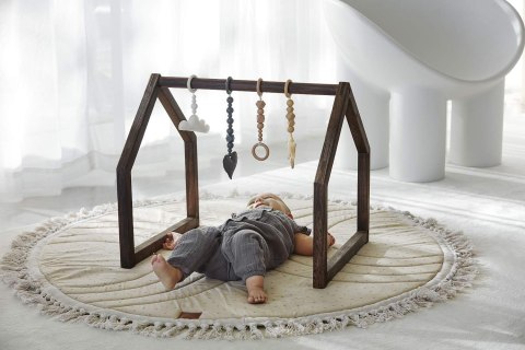 Elodie Details - House of Elodie - Baby Gym - Stojak edukacyjny - Dark Wood