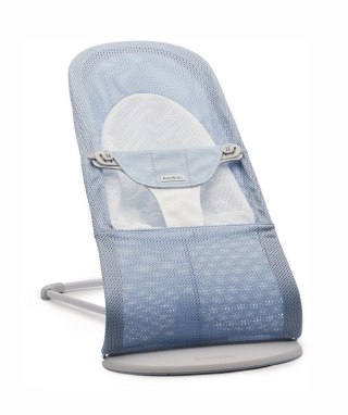 BABYBJORN - leżaczek BALANCE SOFT MESH - Niebieski/Biały