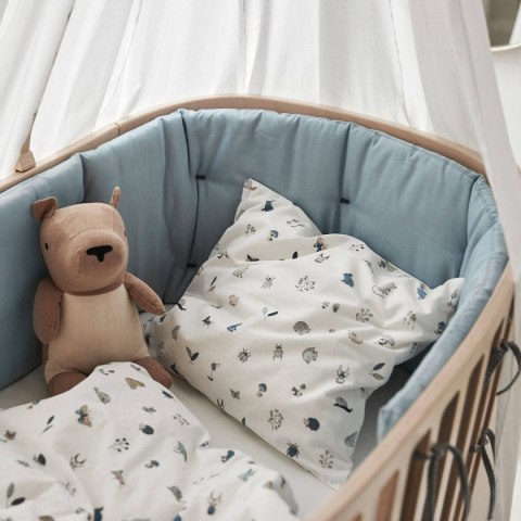 LEANDER - ochraniacz do łóżeczka Classic™ Baby 0-3 lata, niebieski